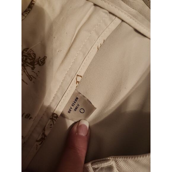 BVI Pusser's Island Reserve Shorts 100% Silk Men's Pleated‎ Beige Size 36 Nwot - Picture 3 of 6